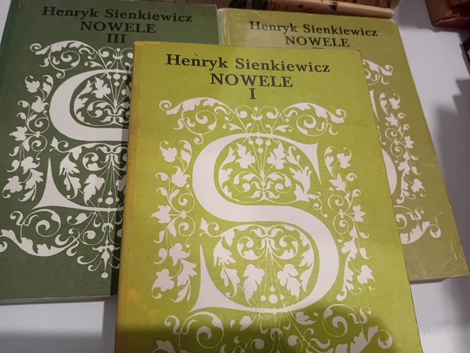 Henryk Sienkiewicz Nowele tom 1-3