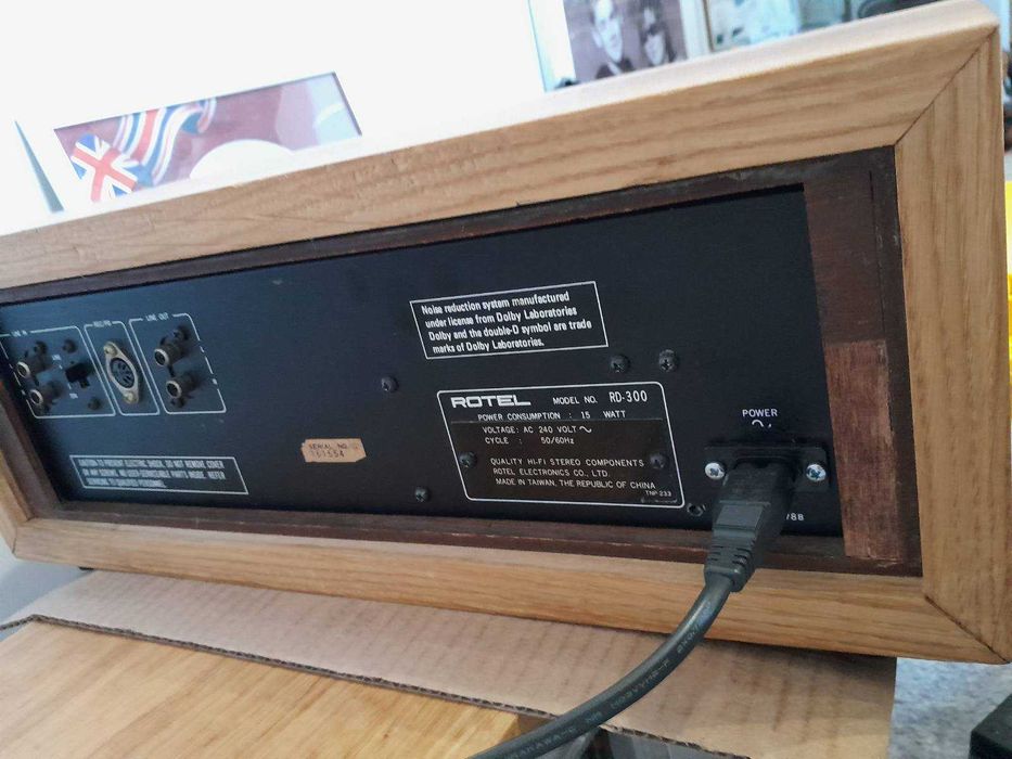 magnetofon deck Rotel RD-300 obudowa dębowa