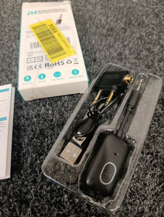 Transmiter i Odbiornik Bluetooth 5.0 J56 – 2w1 AUX |