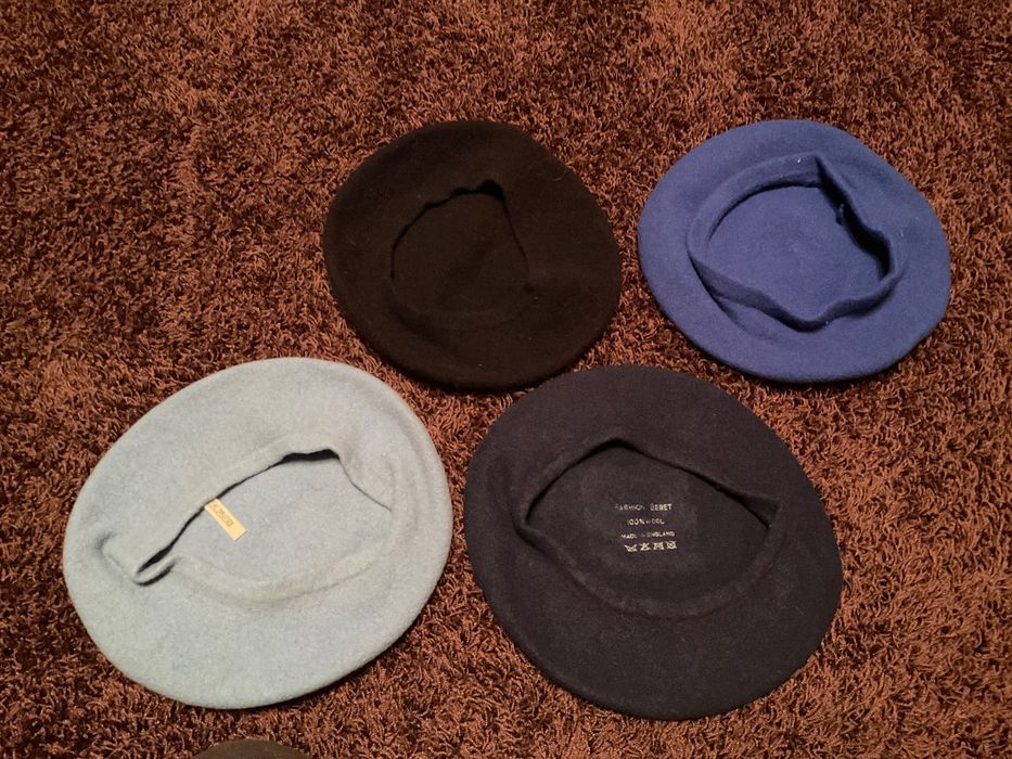 Berety wełniane vinted