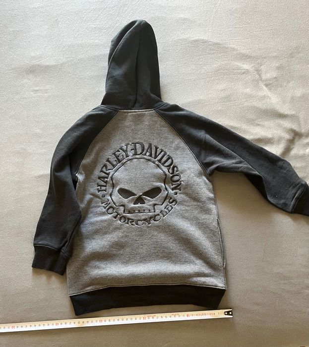 Casaco Harley Davidson zip hoodie criança tamanho S