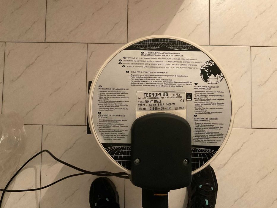 Máquina Aspiração Central para Peças