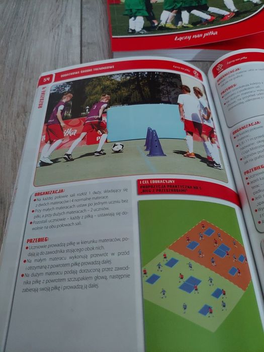 Zestaw książek PZPN FIFA trening piłkarski dla trenera i rodziców..