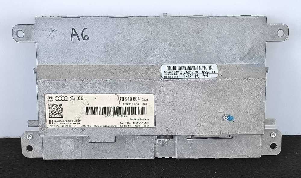 Display / Ecrã de Informações 4F0919604 - AUDI A5 Sportback
