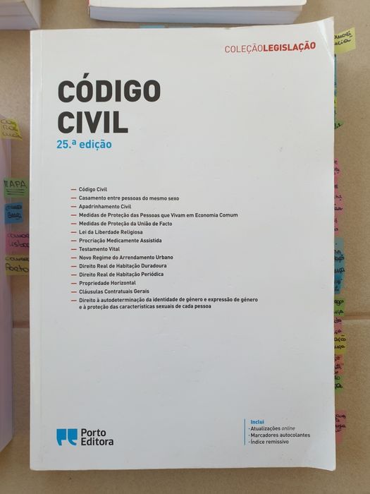 Livros direito  - colecção legislação