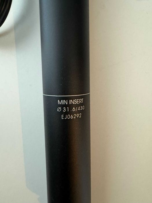 Kind Shock sztyca LEV INTEGRA 150mm 31.6 / 430mm + manetka w zestawie -  FABRYCZNIE NOWE !!!