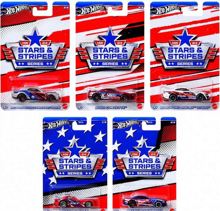 Машинки HotWheels Stars & Stripes