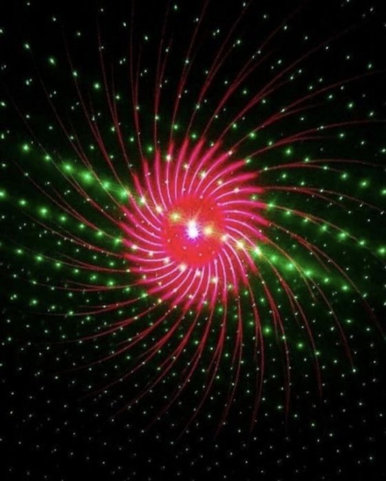 Стробоскоп PARTY LIGHT лазерне шоу, пульт управління, 8 режимів світін