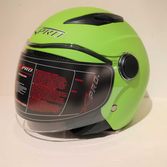Capacete aberto criança mota scooter novo