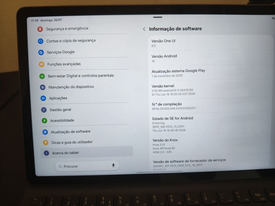 Tab Samsung S9FE