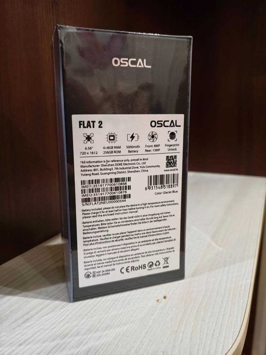 Смартфон Blackview oscal flat 2    4+8/256gb glacier blue global version
