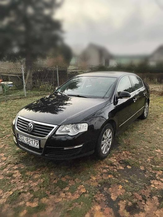Volkswagen Passat czarny 2008