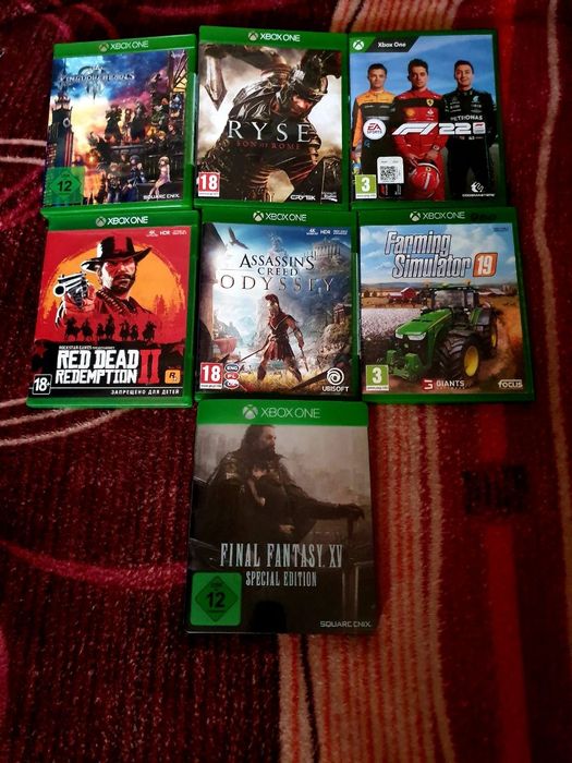 Диски с играм для Xbox one, Xbox series