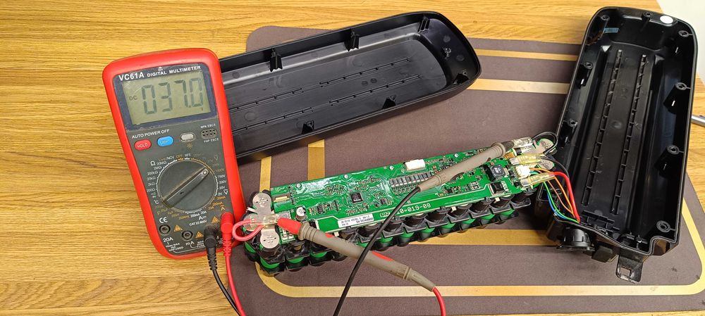 Батарея - з  велосипеда Gazelle  36V-333 Wh (10s4p sony us18650v3)