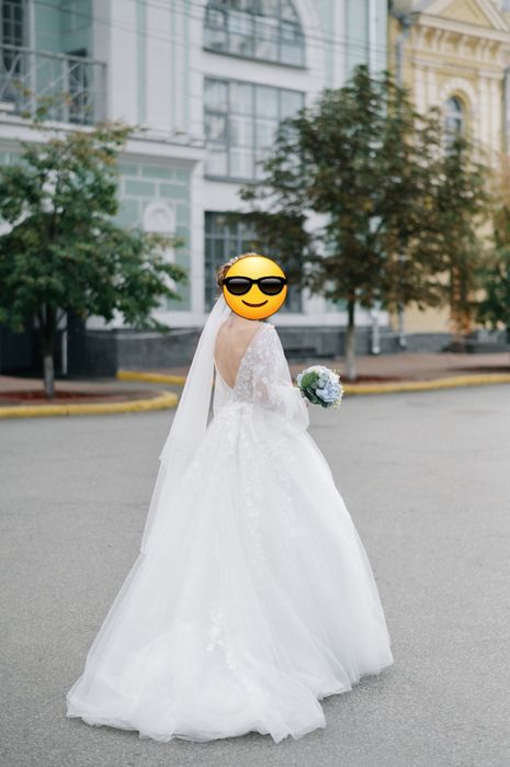 Шикарное свадебное платье