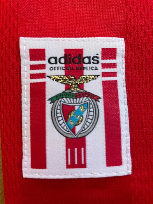 Camisola SL Benfica 2000-01 principal adidas netc, XL, original