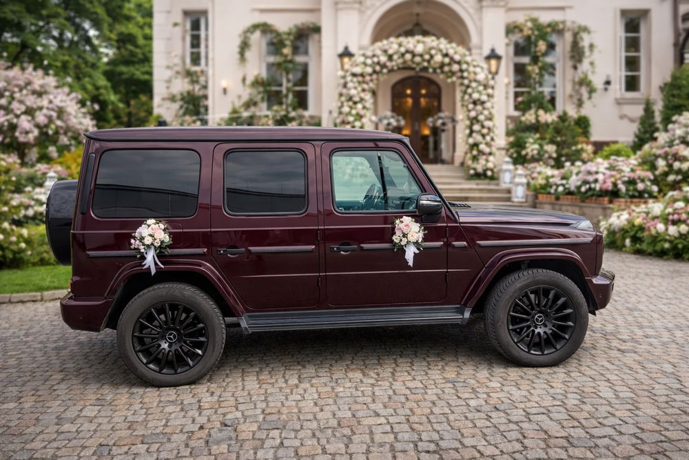 Samochód do ślubu na wesele Tarnow Kraków najnowszy Mercedes G Klasa
