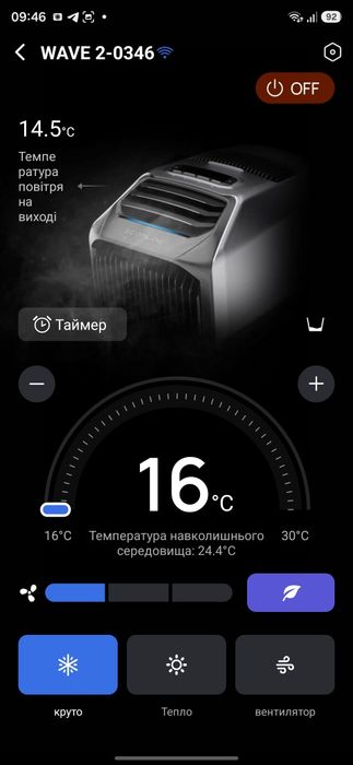 Кондиціонер EcoFlow Wave 2