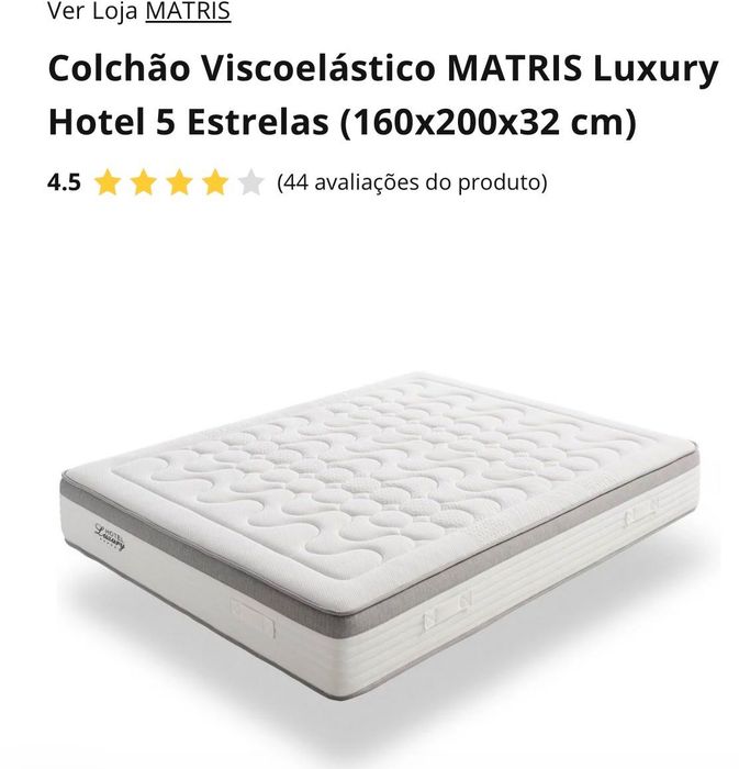 Colchão viscoelastico 160x200
