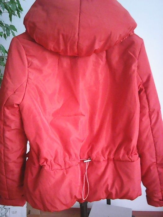 Kurtka puchowa lavand. M' kolor pomidorowa czerwień