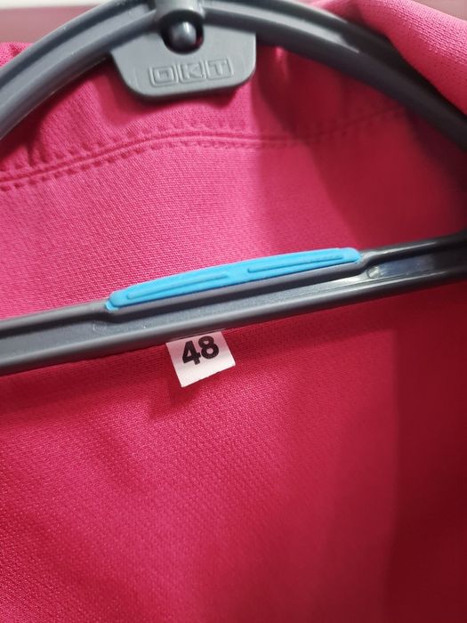 Różowy garnitur damski marynarka żakiet spodnie casual 48 xxxxl