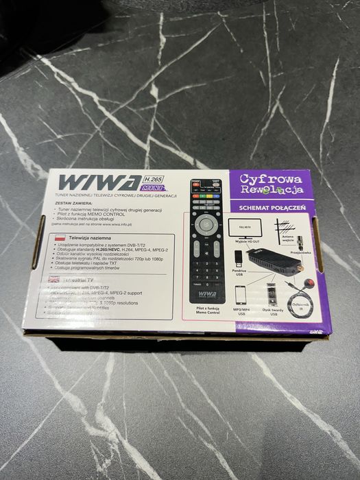 Tuner dekoder TV DVB-T/T2 Wiwa