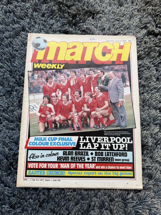 Revista/jornal Match Weekly de 1983