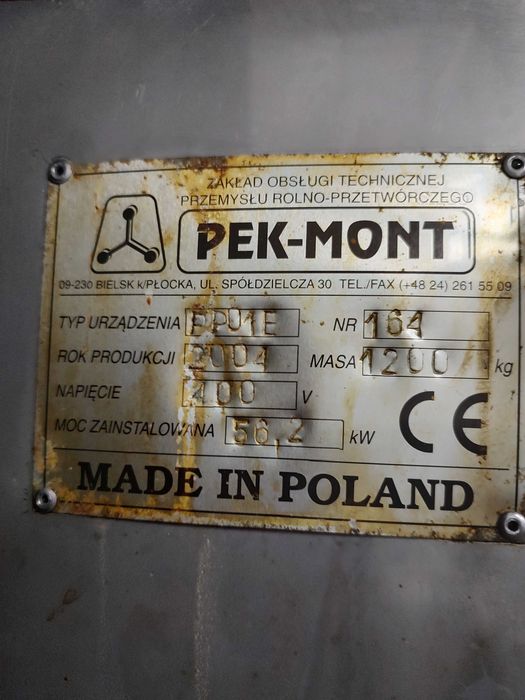 Piec piekarniczy obrotowy Pekmont PPO-1e