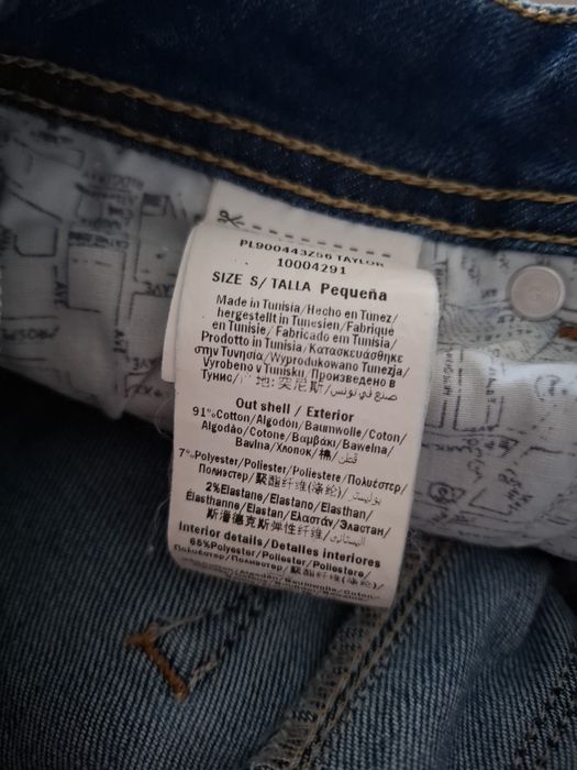 Spodnica S  Pepe Jeans jeansowa denim prosta bawełna  jak nowa