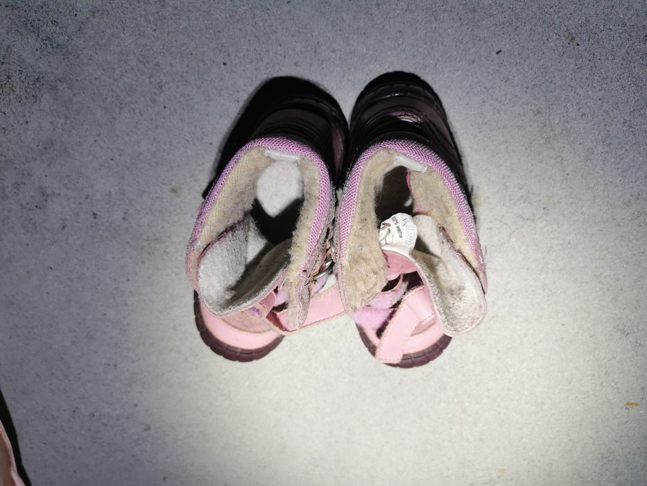 Botki zimowe dla dziewczynki