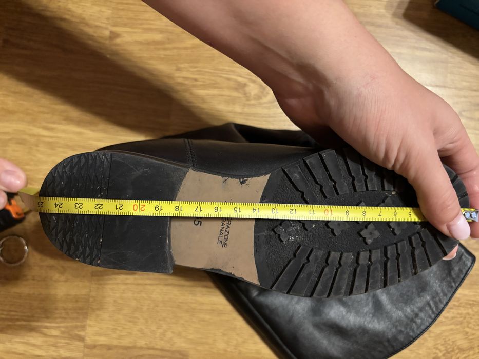 Кожа сапоги осень