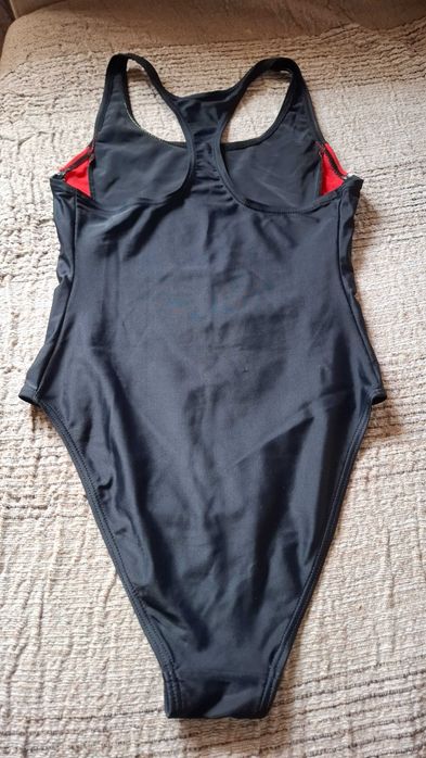 Fato de banho OXY desportivo preto/vermelho | Tamanho 38