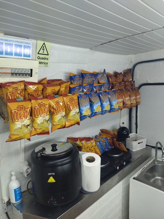 Food truck pronta a funcionar