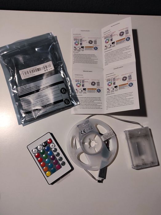 Taśma Led rgb 1M samoprzylepna zmienia kolory