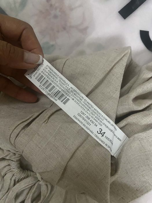 Saia de linho nova com etiqueta