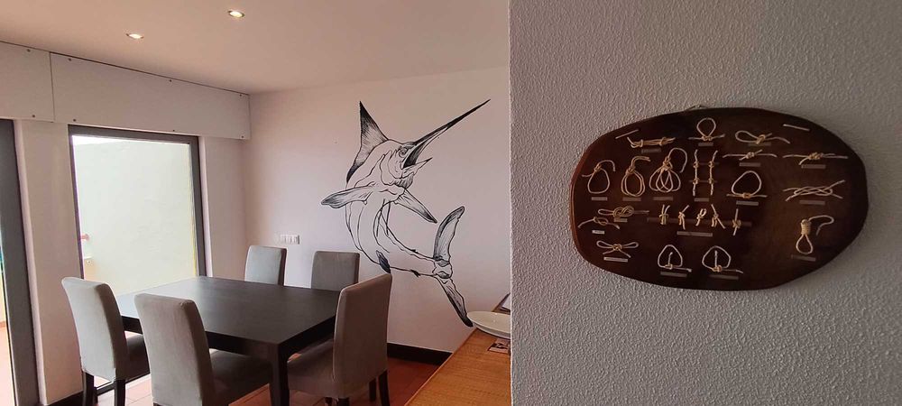 Casa T2 Duplex para férias em Sesimbra Vista-mar e Garagem LIVRE DE 22 A 29 AGOSTO