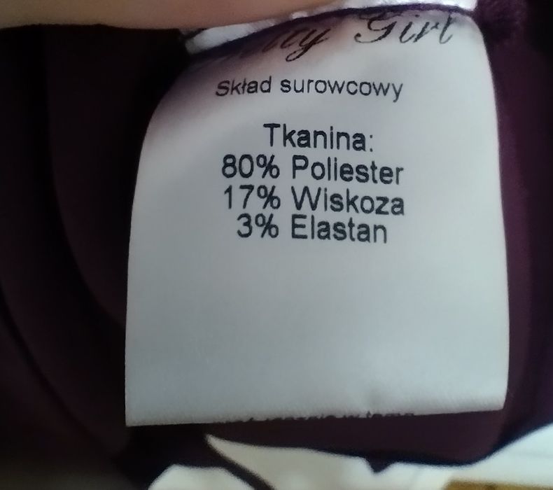 Sukienka śliwka Pretty Girl 38
