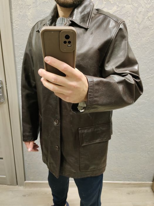 Кожаная куртка мужская