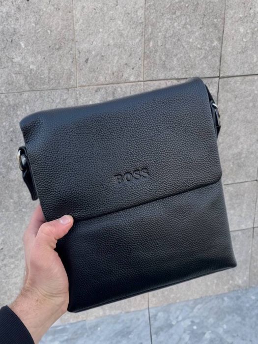 Сумка шкіряна чоловіча кожаная мужская сумка босс сумка купить