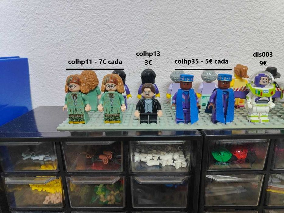 Lote minifiguras Lego Series sem acessorios