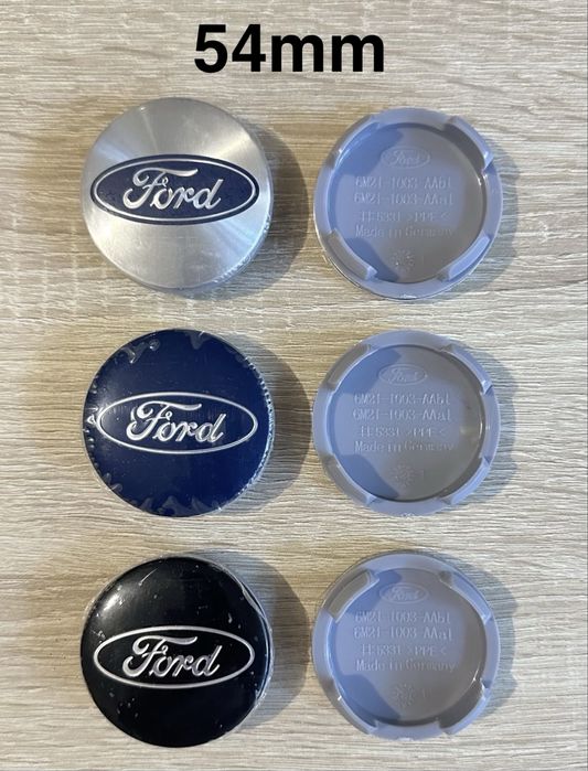 Conjunto 4 Centros Tampas Jantes Ford 54mm 56mm 60mm 63mm 65mm 68mm 75mm