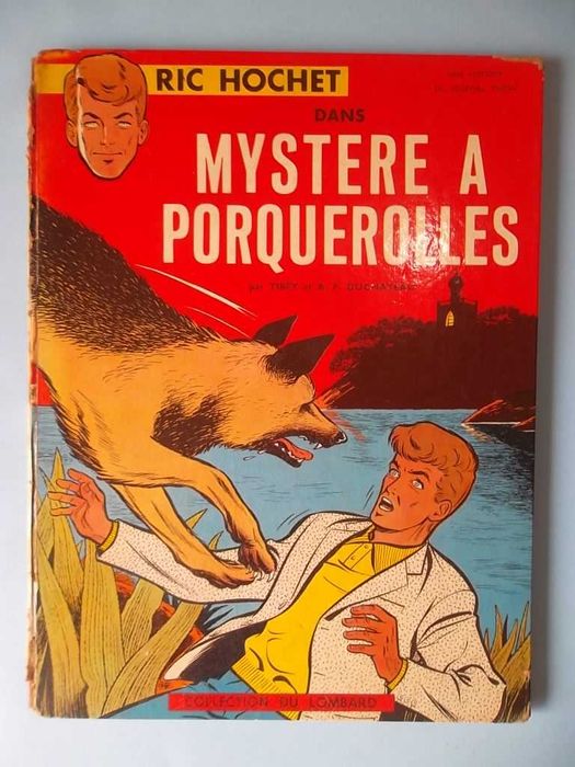 RIC HOCHET - 1ª Edição de 1964 - com desenho do autor Tibet