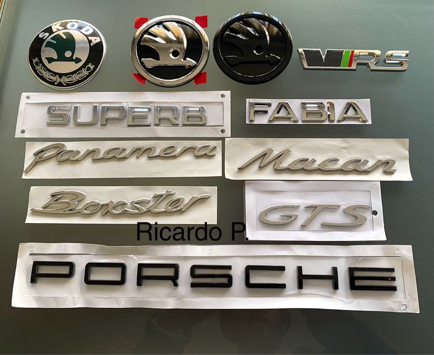 Simbolo Letras Audi Volkswagen Bmw Honda GTi Fiat Renault Peugeot Ford Mitsubishi Kia Toyota Alfa Romeo Suzuki Jaguar Opel Skoda Smart Mazda Nissan…
