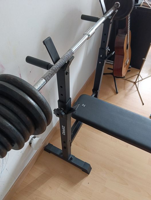 Banco para peito rack musculação