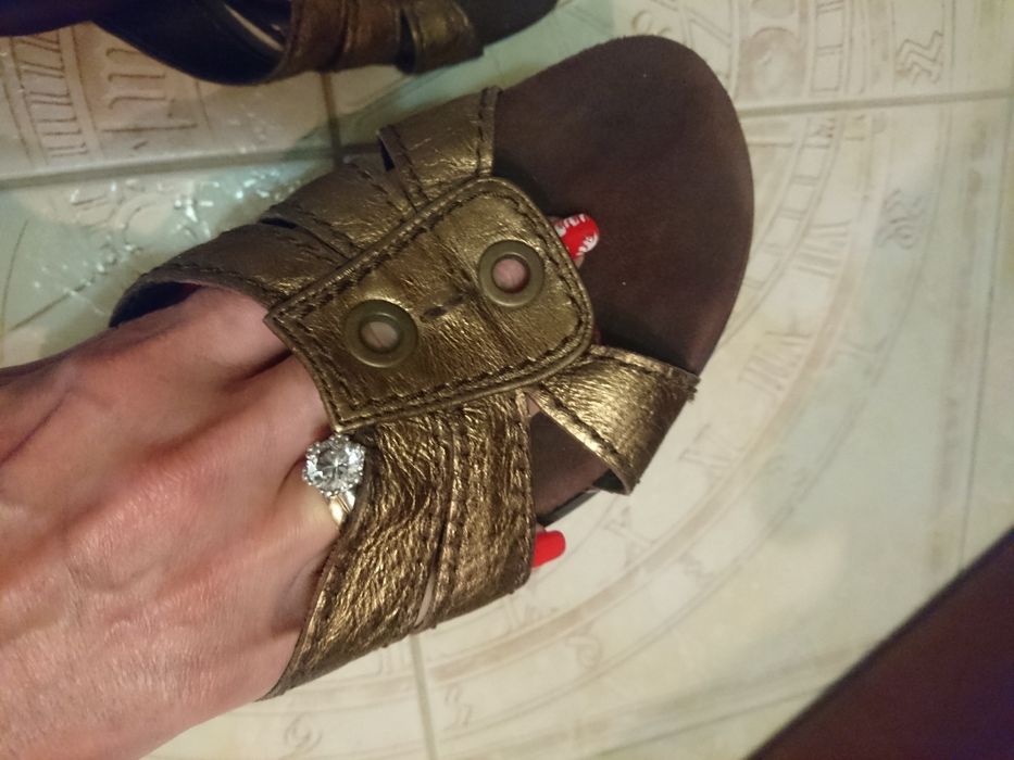 Gabor шкіряні шльопанці, ортопедична устілка!