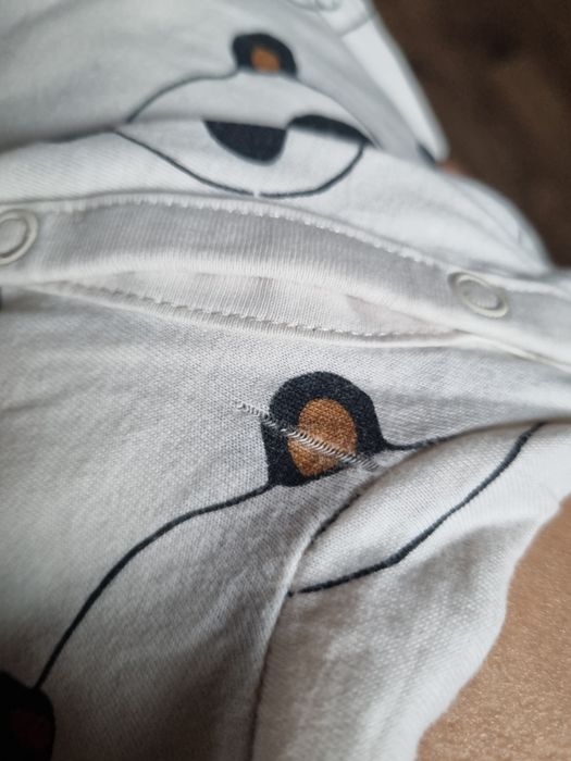 Piżama jednoczęściowa pajacyk H&M 86 w pandy