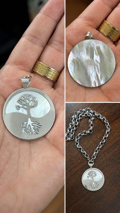 Fio em Prata com Medalha Árvore da Vida