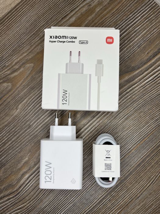 Зарядка Xiaomi 120W 90W 67W Mi Turbo Charge зарядний пристрій