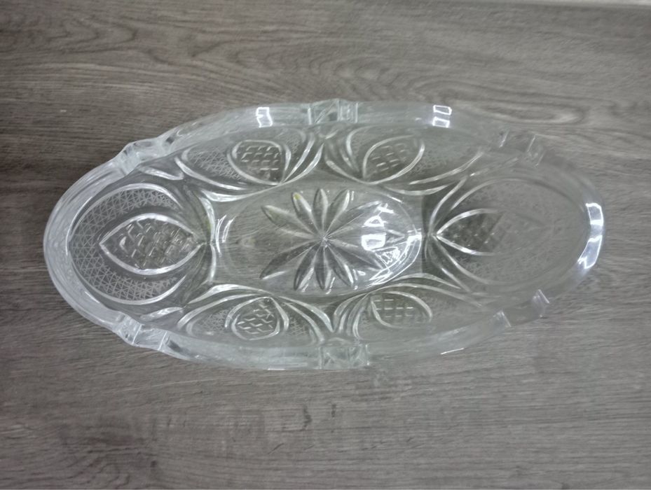 Хрустальная ладья, ваза, конфетница, салатница