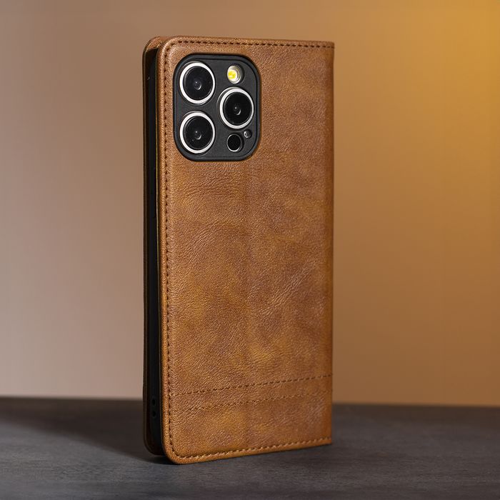 Etui Smart Seam do Samsung Galaxy A17 4G / A17 5G brązowe